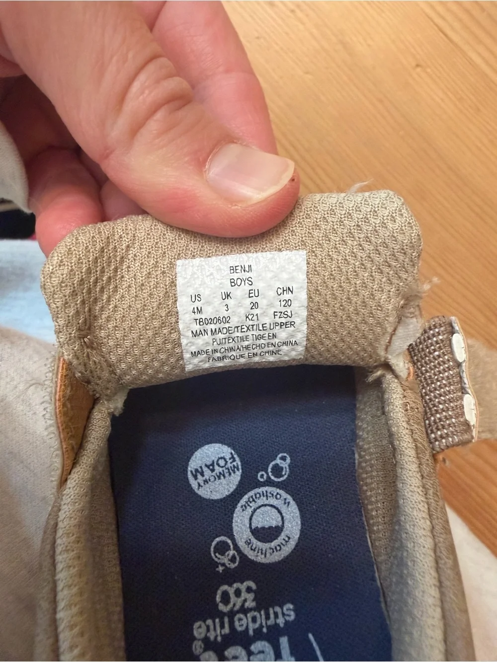Stride Rite Kids Tan Casual Slip-On Shoes